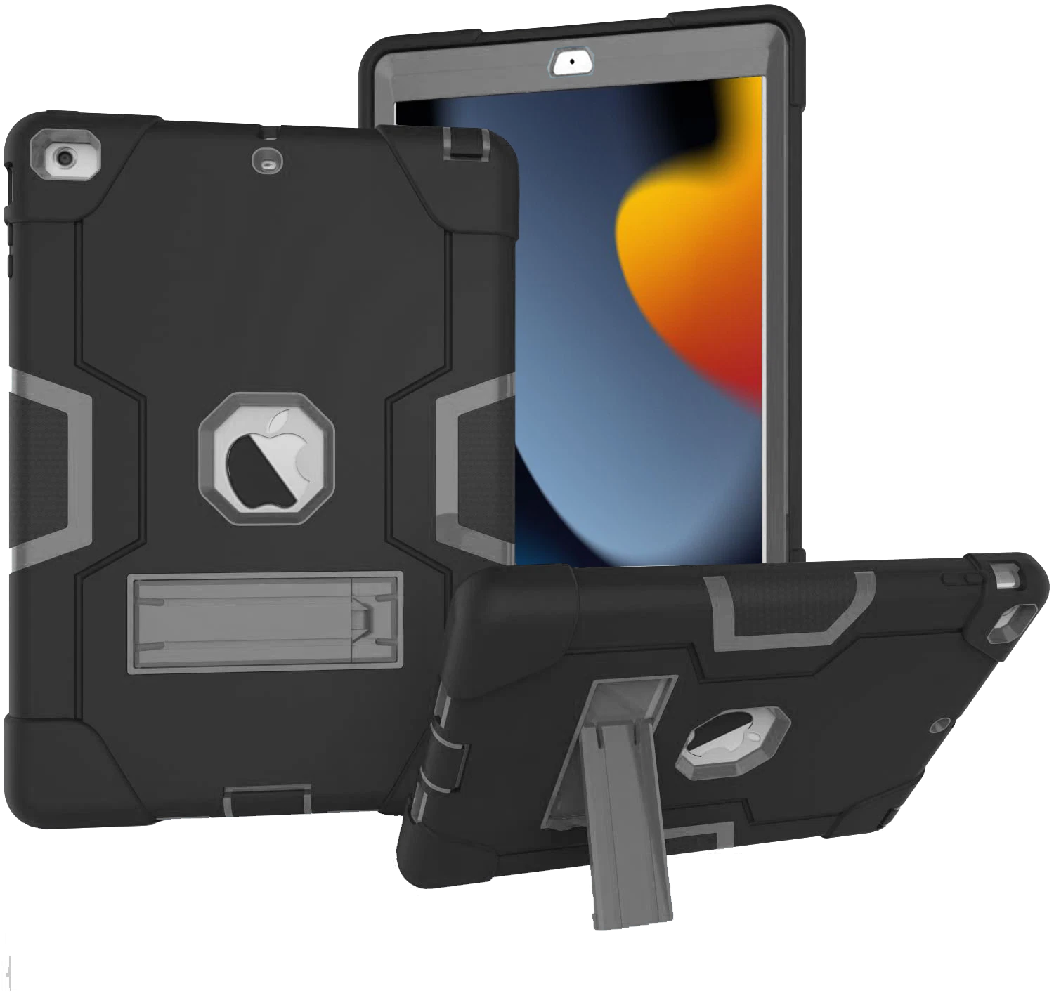 For Apple iPad Pro 11 2026/25/24 (M4/M3) Kids Hybrid Shockproof Heavy Duty Kickstand Case Cover