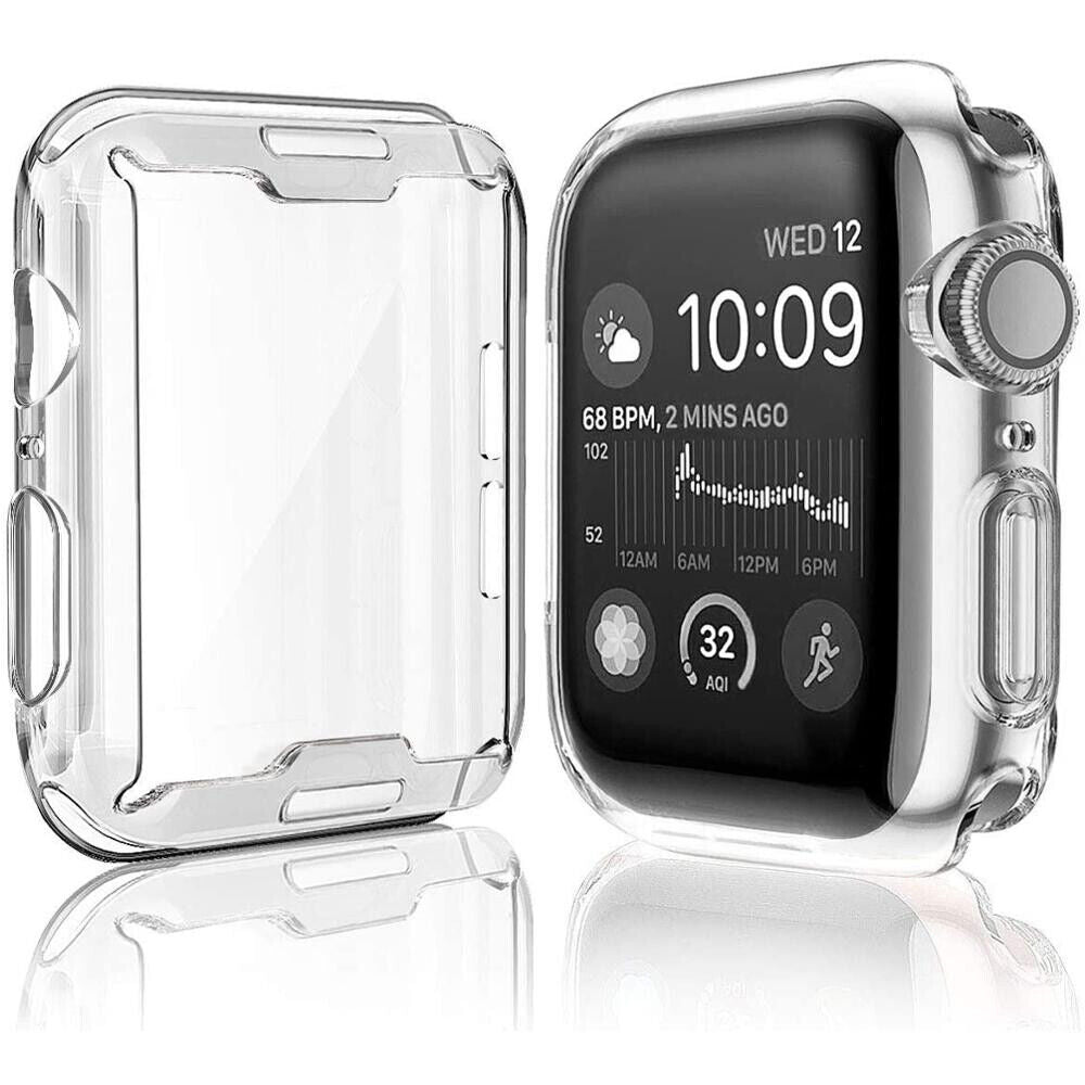 For Apple Watch iWatch Soft Gel Case Full Cover Protector 38 / 40 /41 /42 /44 /45mm