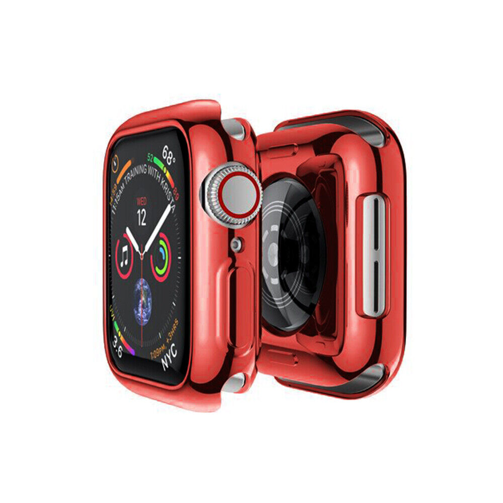 For Apple Watch iWatch Soft Gel Case Full Cover Protector 38 / 40 /41 /42 /44 /45mm