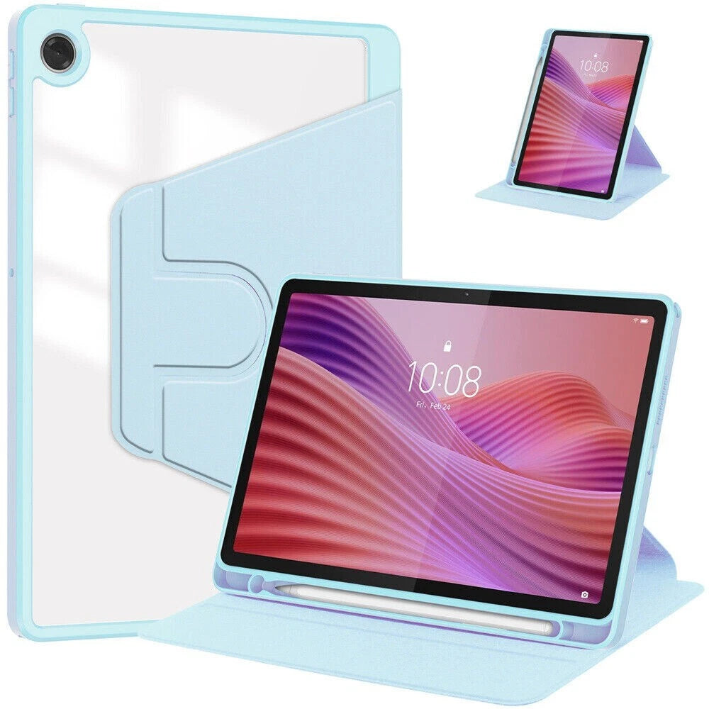 For Lenovo Tab 10.1 TB311XU TB311FU 2025 Smart Leather Rotate Stand Case Cover