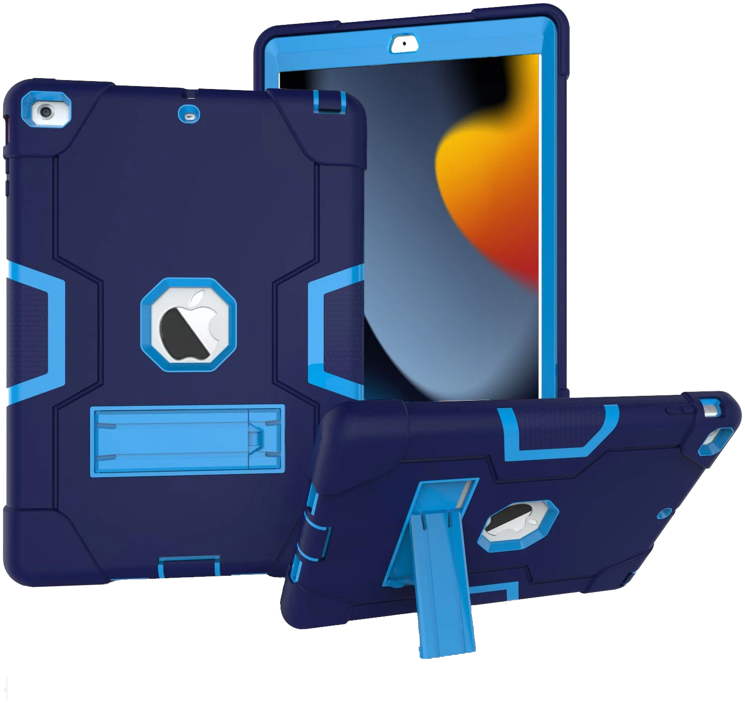 For Apple iPad Pro 11 2026/25/24 (M4/M3) Kids Hybrid Shockproof Heavy Duty Kickstand Case Cover