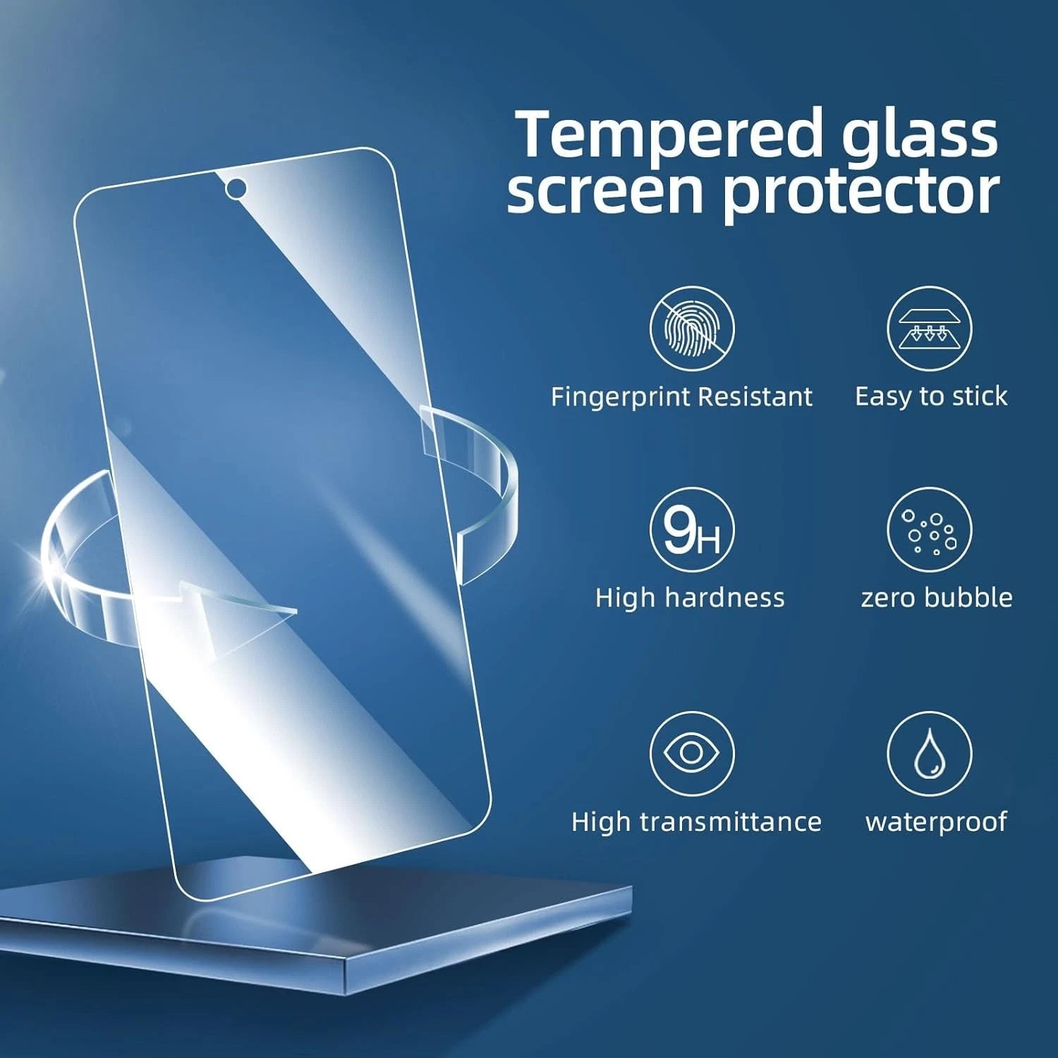 [2 Pack] For Honor 600 5G Tempered Glass LCD Screen Protector Film Guard