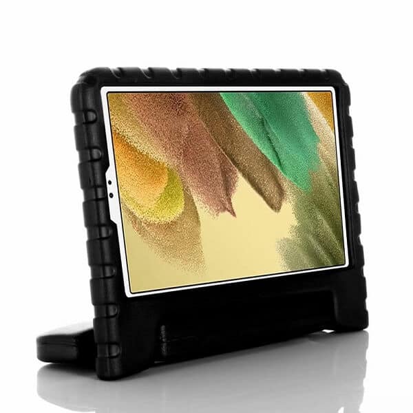 Samsung Galaxy Tab A7 Lite 8.7 inch SM- T220/T225 kids Case, Kickstand Shockproof Protective Handle Stand Light Weight Kids Friendly Cover (Black)