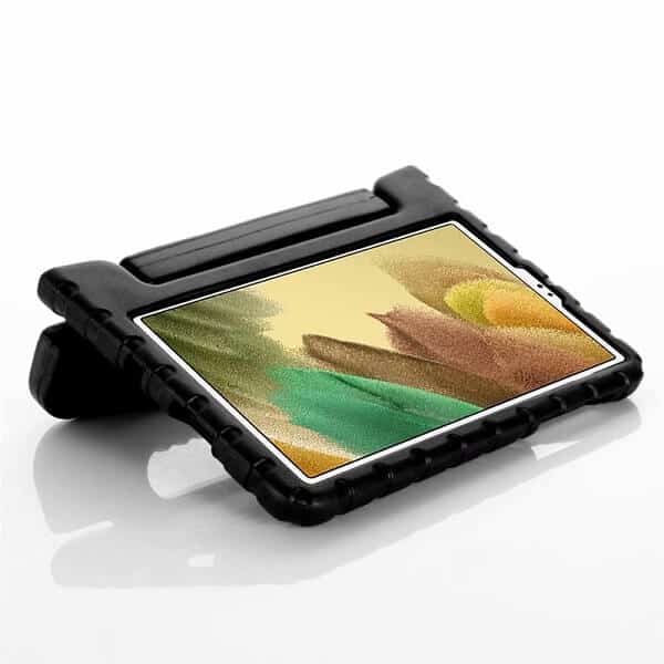 Samsung Galaxy Tab A7 Lite 8.7 inch SM- T220/T225 kids Case, Kickstand Shockproof Protective Handle Stand Light Weight Kids Friendly Cover (Black)