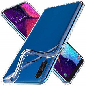 Samsung Galaxy A50 Soft Gel Clear Transparent Case Cover