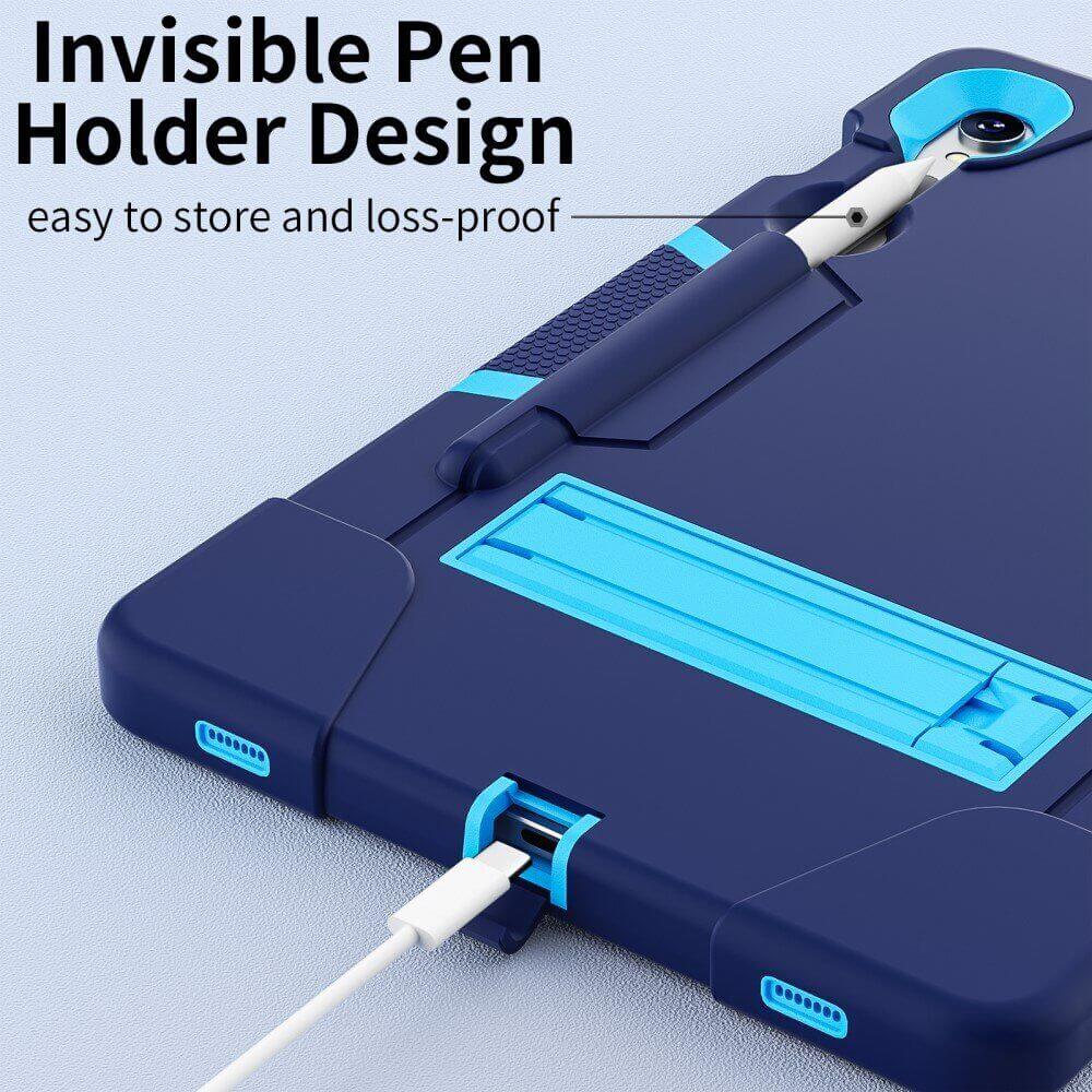For Samsung Galaxy Tab S10+/S9 /S9 FE/S10 FE /S9+ /S9 FE+ Plus Hybrid Fancy Shockproof Heavy Duty Kickstand Case Cover